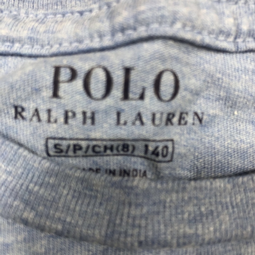 POLO RALPH LAUREN(ポロラルフローレン)のポロラルフローレン140Tシャツ　ブルー キッズ/ベビー/マタニティのキッズ服男の子用(90cm~)(Tシャツ/カットソー)の商品写真