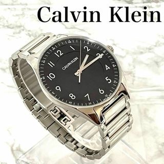 カルバンクライン(Calvin Klein)の稼動品　カルバンクライン　黒文字盤　腕時計(腕時計(アナログ))