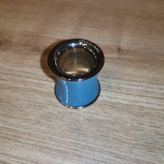 Hermes - 365超美品 エルメス スカーフリング カレ シルバー レザー