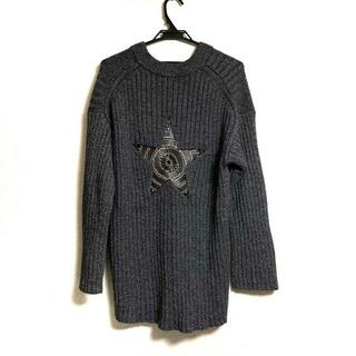【人気商品】アレキサンダーワン パールネックレスセーター XSサイズ ブラック