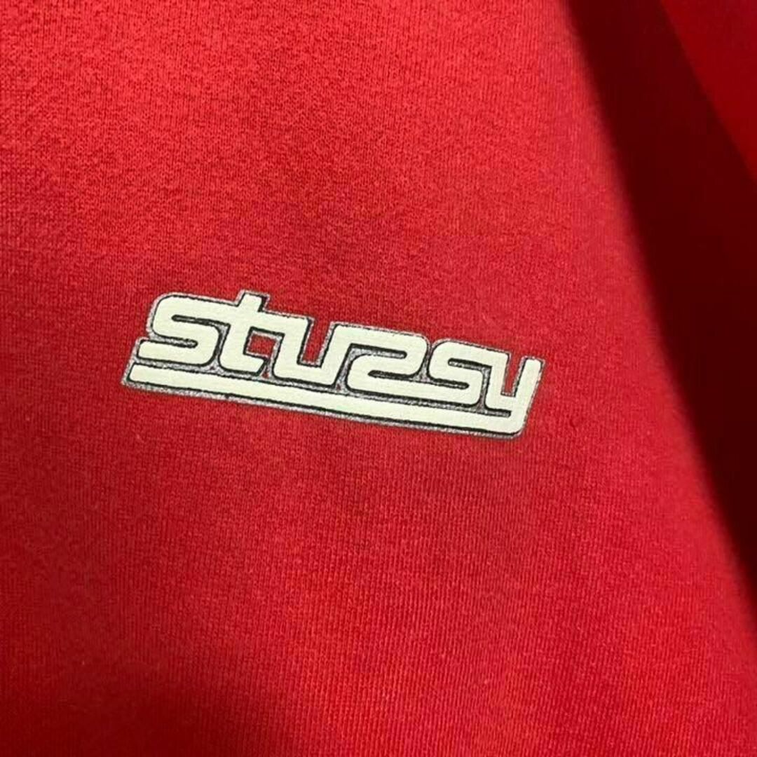 90S ステューシー　stussy パーカー　メンズ　L プリント 古着　A3