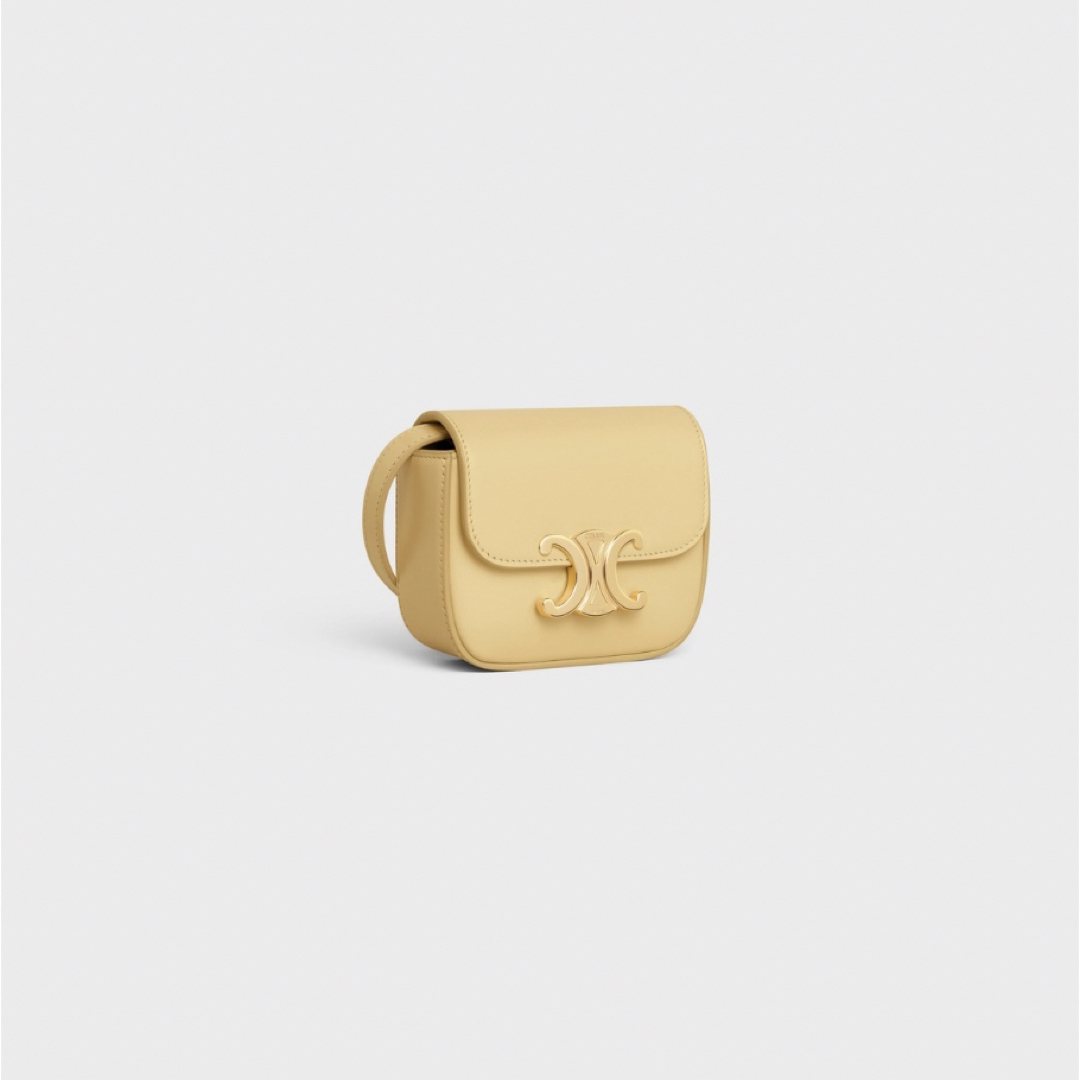 新品 CELINE セリーヌ ミニ クロード ショルダーバッグ ポレン イエロー