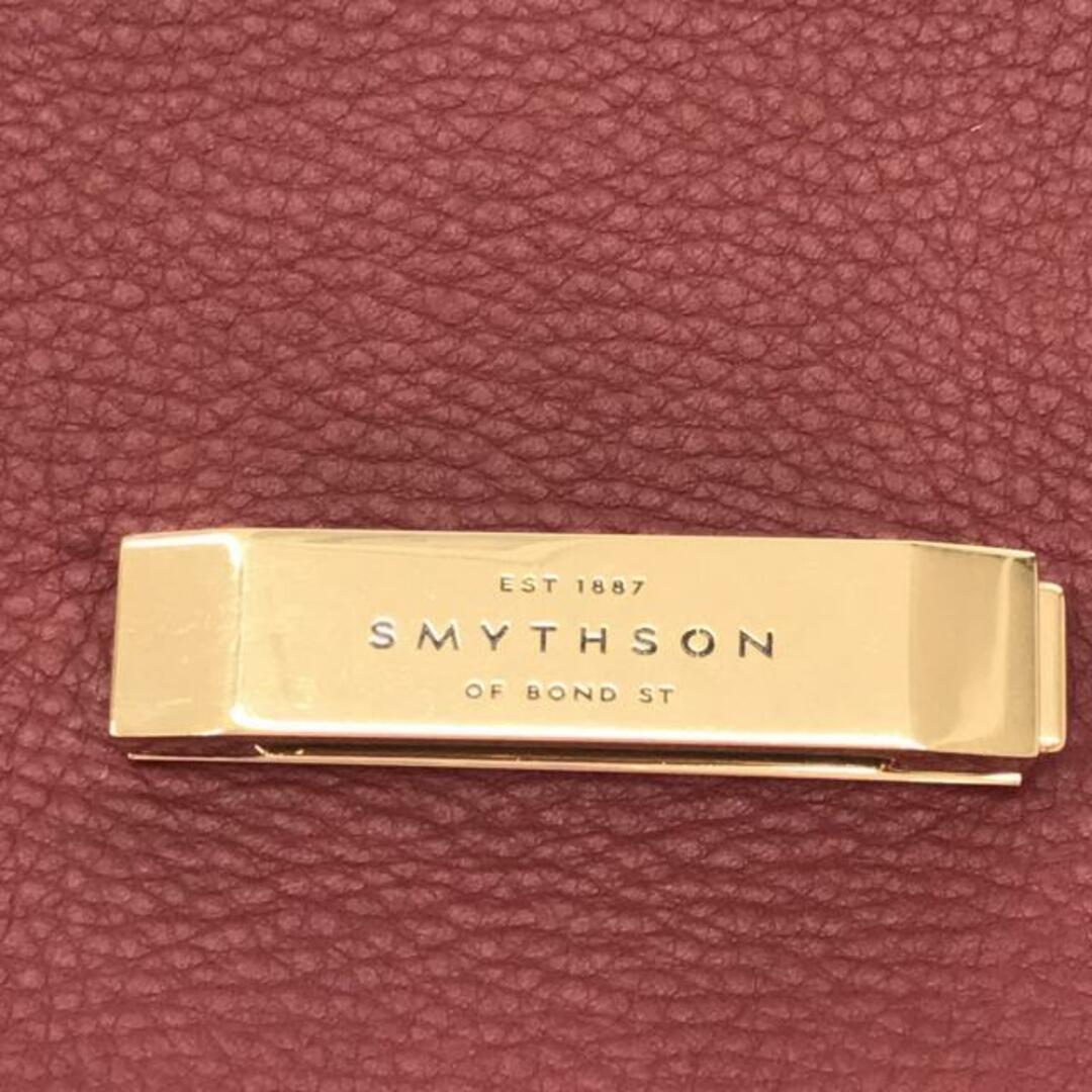 Smythson - スマイソン ハンドバッグ ボルドー レザーの通販 by ブラン