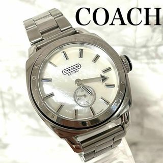 コーチ(COACH)の稼動品　希少　COACH コーチ　シェル文字盤　白　スモセコ　腕時計(腕時計(アナログ))