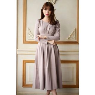 ハーリップトゥ(Her lip to)のMarylebone Midi Dress antique rose / M(ロングワンピース/マキシワンピース)