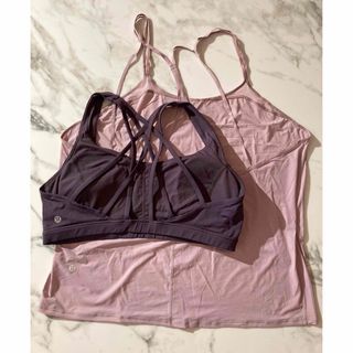 lululemon - ルルレモン キャミソール タンクトップ ピンク パープル