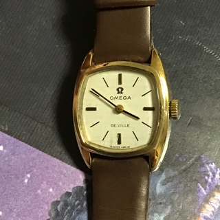 美品 オメガ デビル 18Kゴールドベゼル コンビ レディース Omega - 腕時計