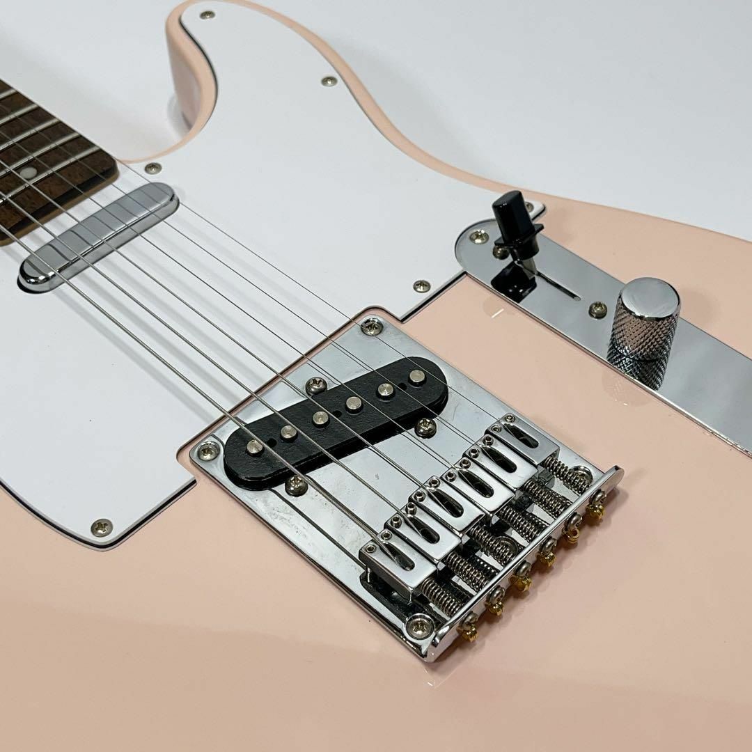 美品!Squier/スクワイヤー テレキャスター ピンク 純正ソフトケース
