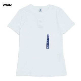 プチバトー(PETIT BATEAU)のPETIT BATEAU プチバトー A03YY クルーネック半袖Ｔシャツ L’ICONIQUE White(Tシャツ(半袖/袖なし))