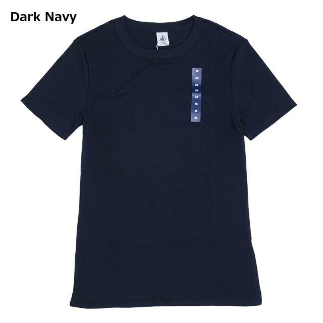 PETIT BATEAU(プチバトー)のPETIT BATEAU プチバトー A03YY クルーネック半袖Ｔシャツ L’ICONIQUE Dark Navy レディースのトップス(Tシャツ(半袖/袖なし))の商品写真