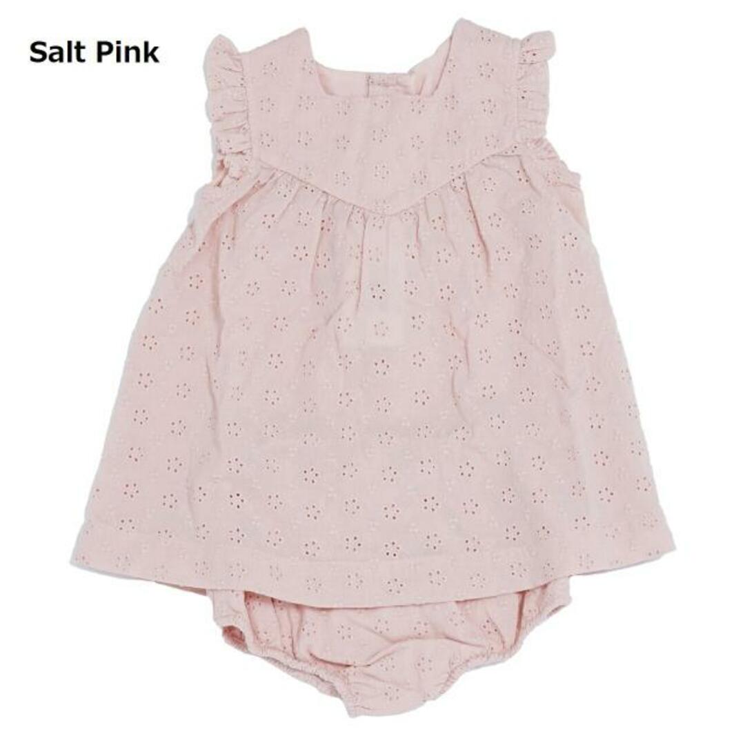 PETIT BATEAU（プチバトー）A06RN01 ポプリンワンピース＆ブルマセット Salt Pink