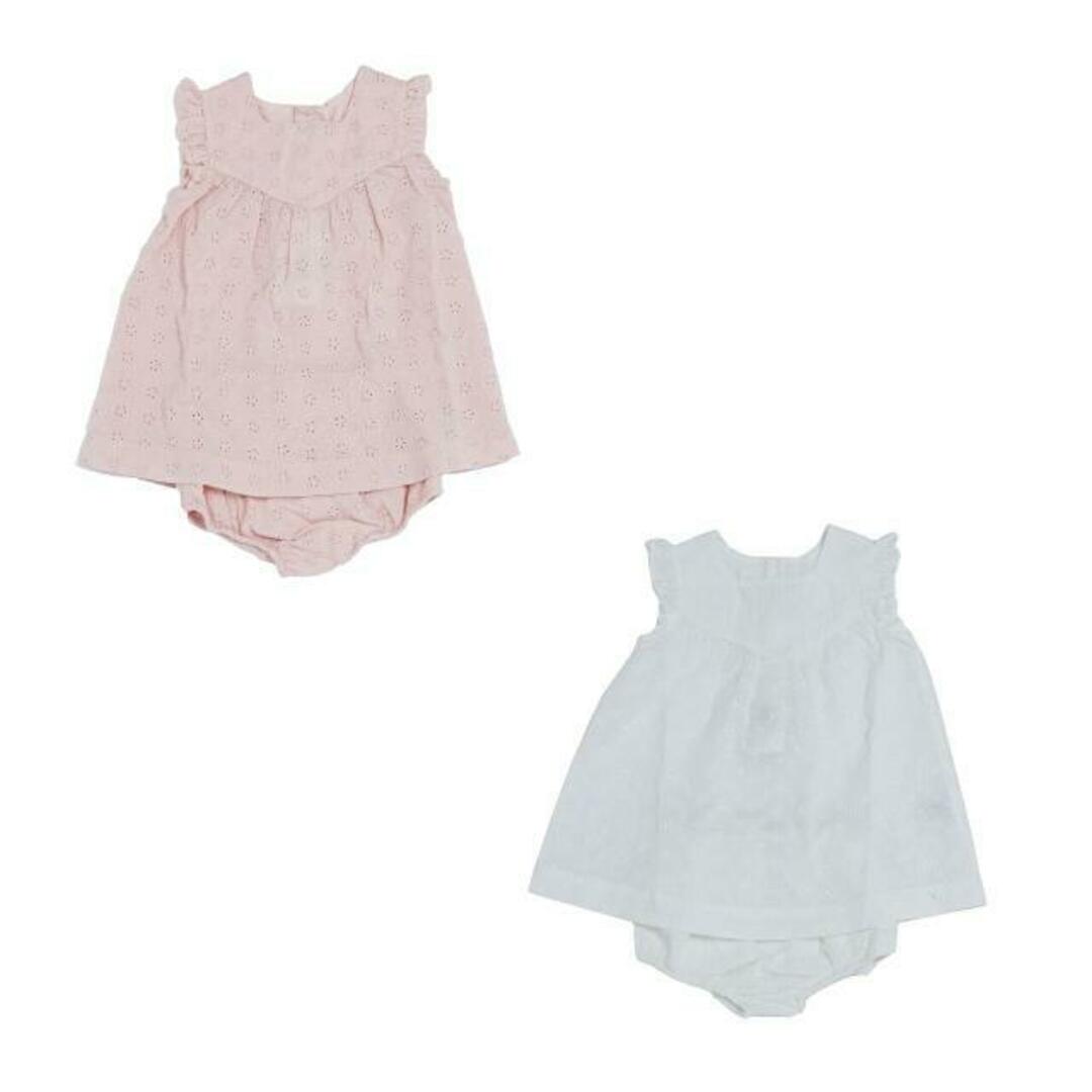 プチバトー PETIT BATEAU ポプリンワンピース＆ブルマセット