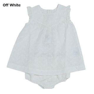 プチバトー(PETIT BATEAU)のPETIT BATEAU（プチバトー）A06RN01 ポプリンワンピース＆ブルマセット Off White(ワンピース)