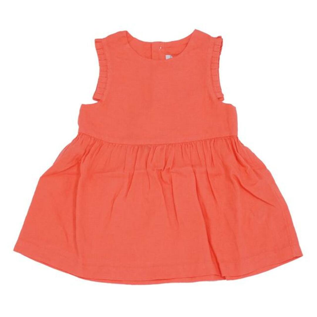 PETIT BATEAU - PETIT BATEAU プチバトー A06S701 リネン袖なしワンピース A06S701070 ベビー キッズ ワンピース 12M