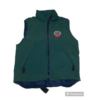 90s OLD TOMMY HILFIGER ダウンベスト　バッグ付き！