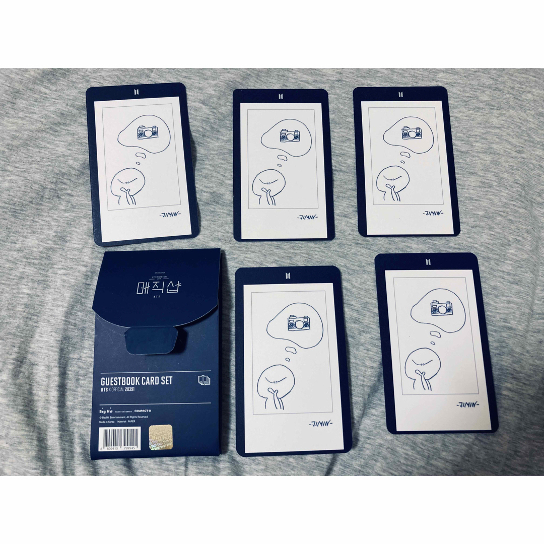 BTS 5TH MUSTER マジックショップ ゲストブックカード ジン コンプ