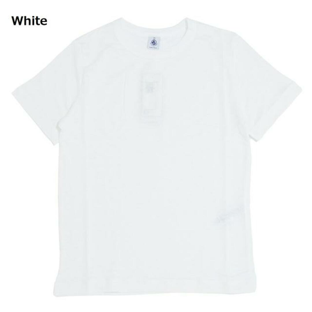 PETIT BATEAU(プチバトー)のPETIT BATEAU（プチバトー）A070F01 リネンクルーネック半袖Ｔシャツ White M レディースのトップス(Tシャツ(半袖/袖なし))の商品写真