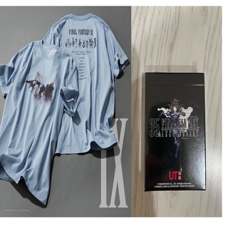 ユニクロ(UNIQLO)のFF9 L トランプ付きファイナルファンタジー35周年UT　ユニクロTシャツ(Tシャツ/カットソー(半袖/袖なし))
