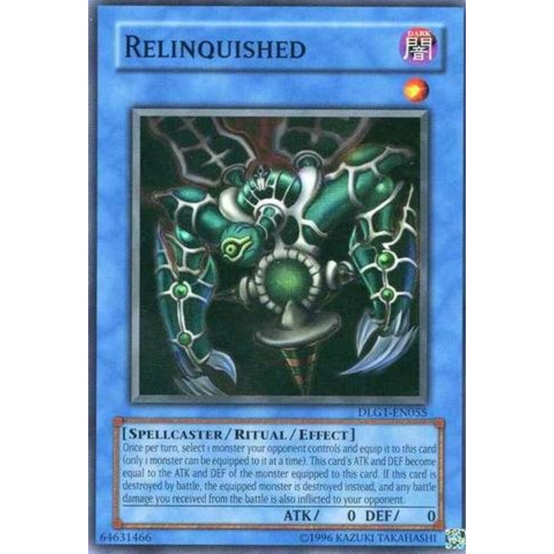 Yu-Gi-Oh! - Relinquished (DLG1-EN055) - Dark Legends - Unlimited Edition - Super Rare