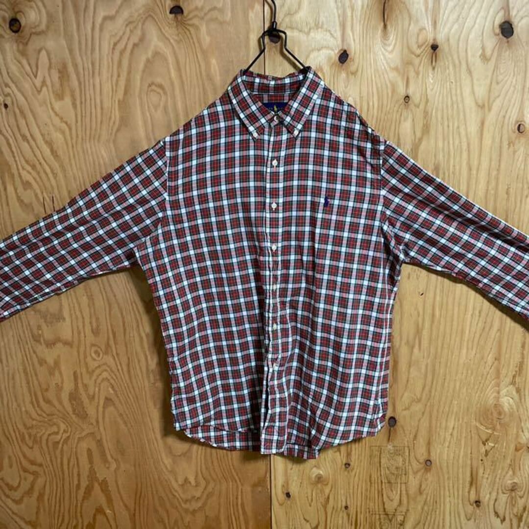 POLO RALPH LAUREN - ラルフローレン 長袖シャツ USA古着 90s ボタン