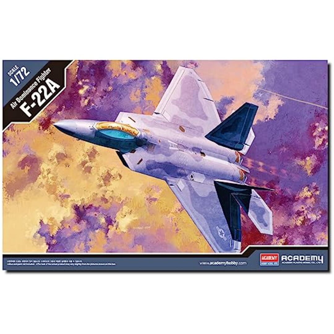 アカデミー 1/72 F-22A ラプター AM12423 プラモデル