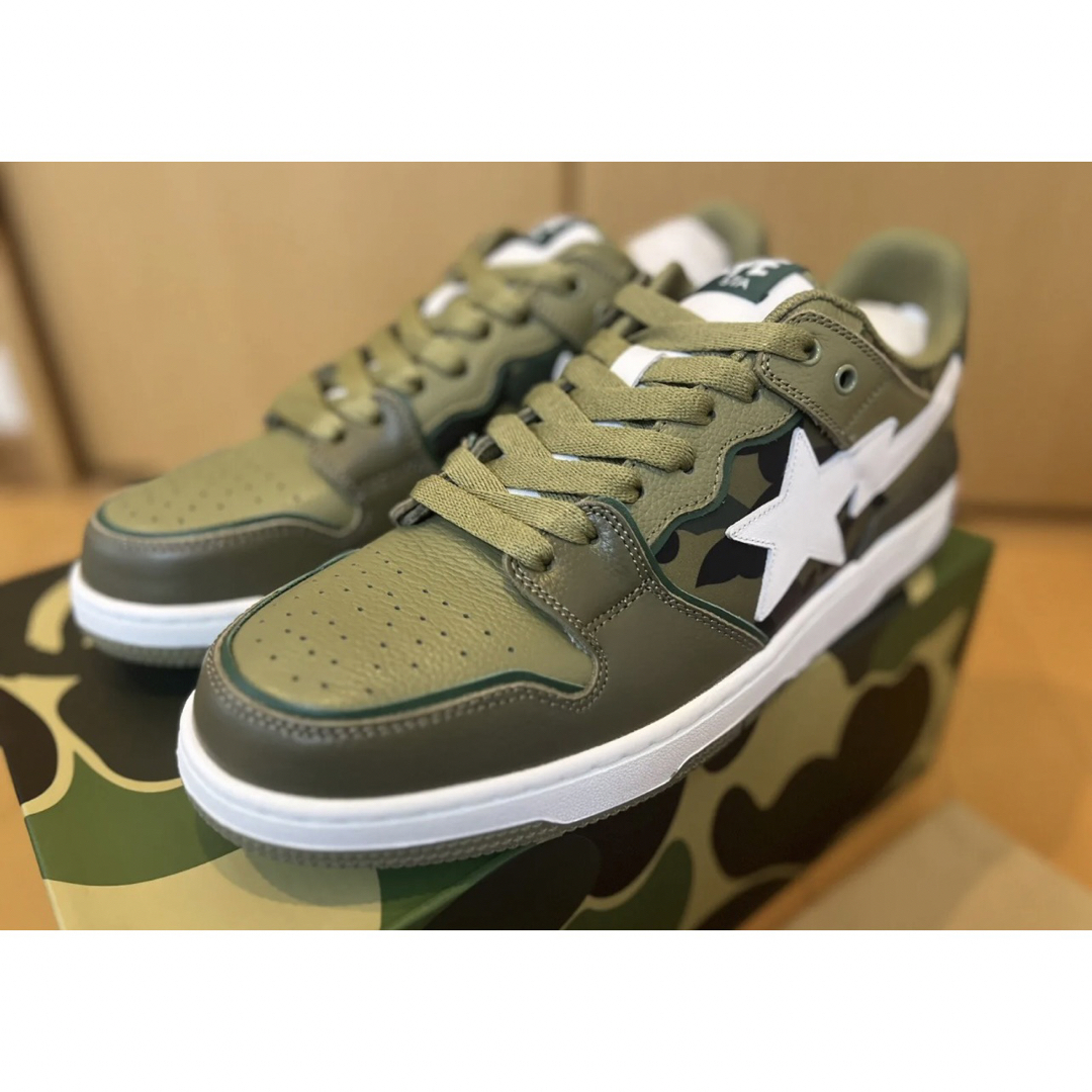 ベイプスタ カモ スニーカー bape sta 30cm camo - スニーカー