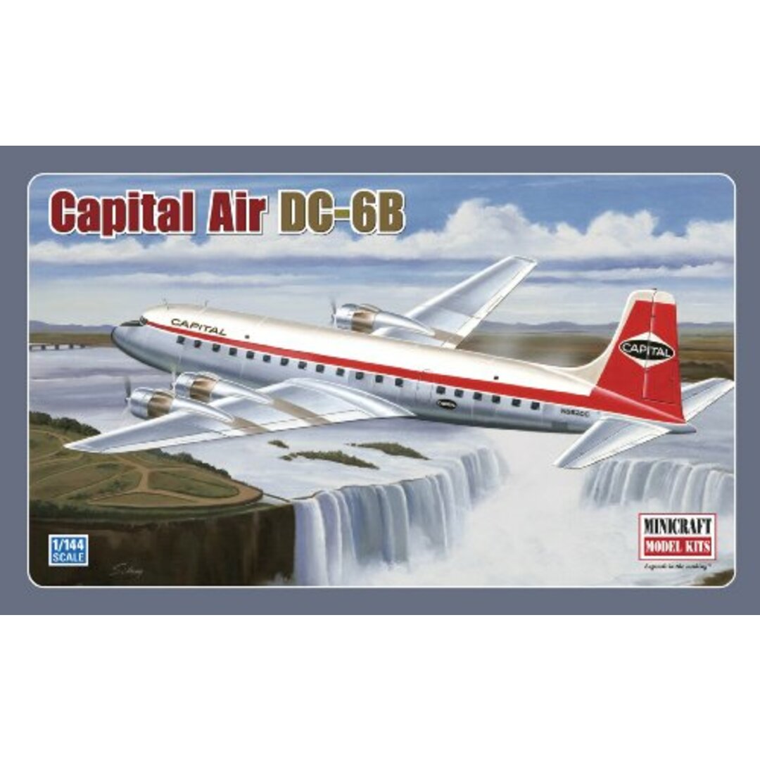 プラッツ 1/144 DC-6B"キャピタル航空" プラモデル MC14557 1