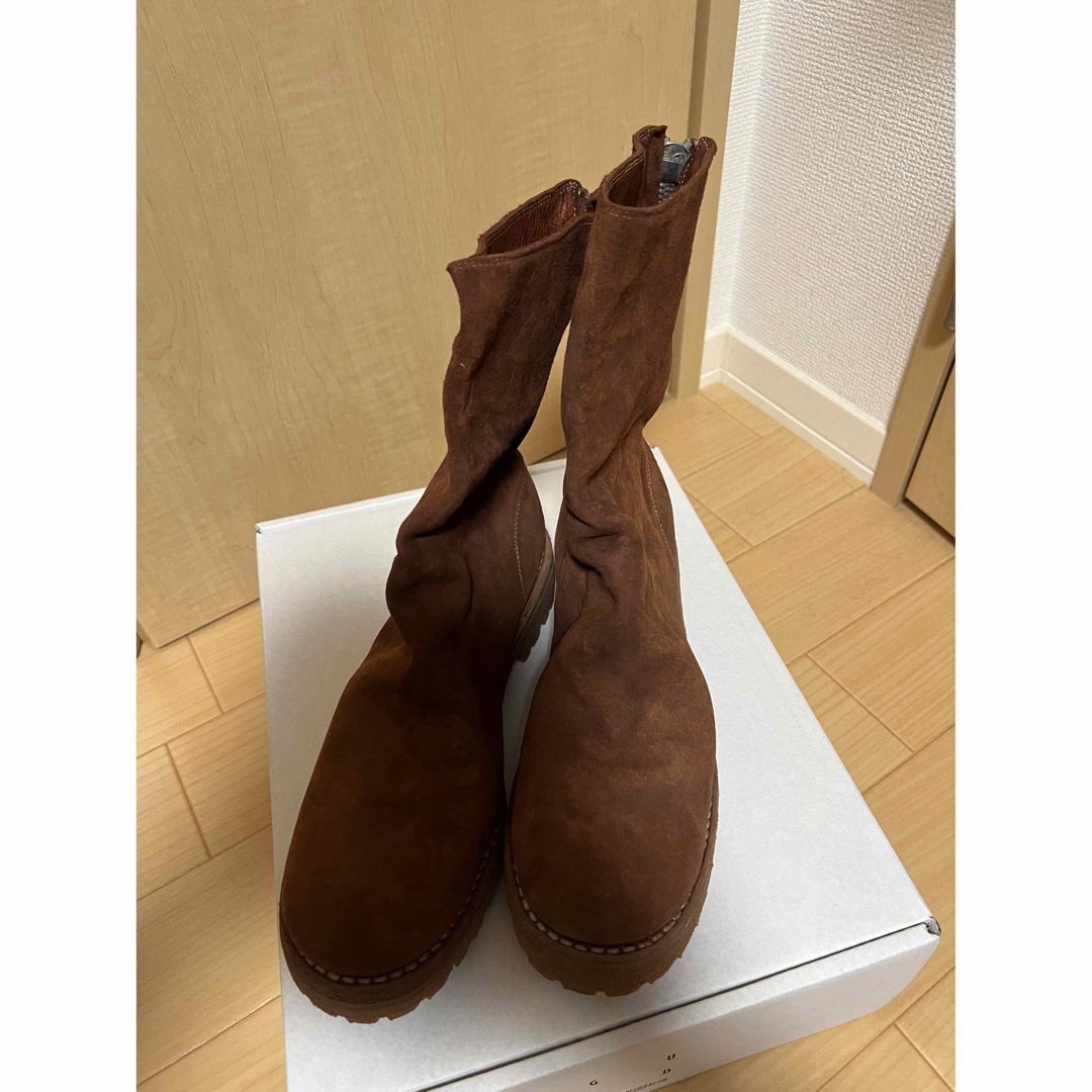 DENHAM別注のGUIDI ブーツ ブラウン