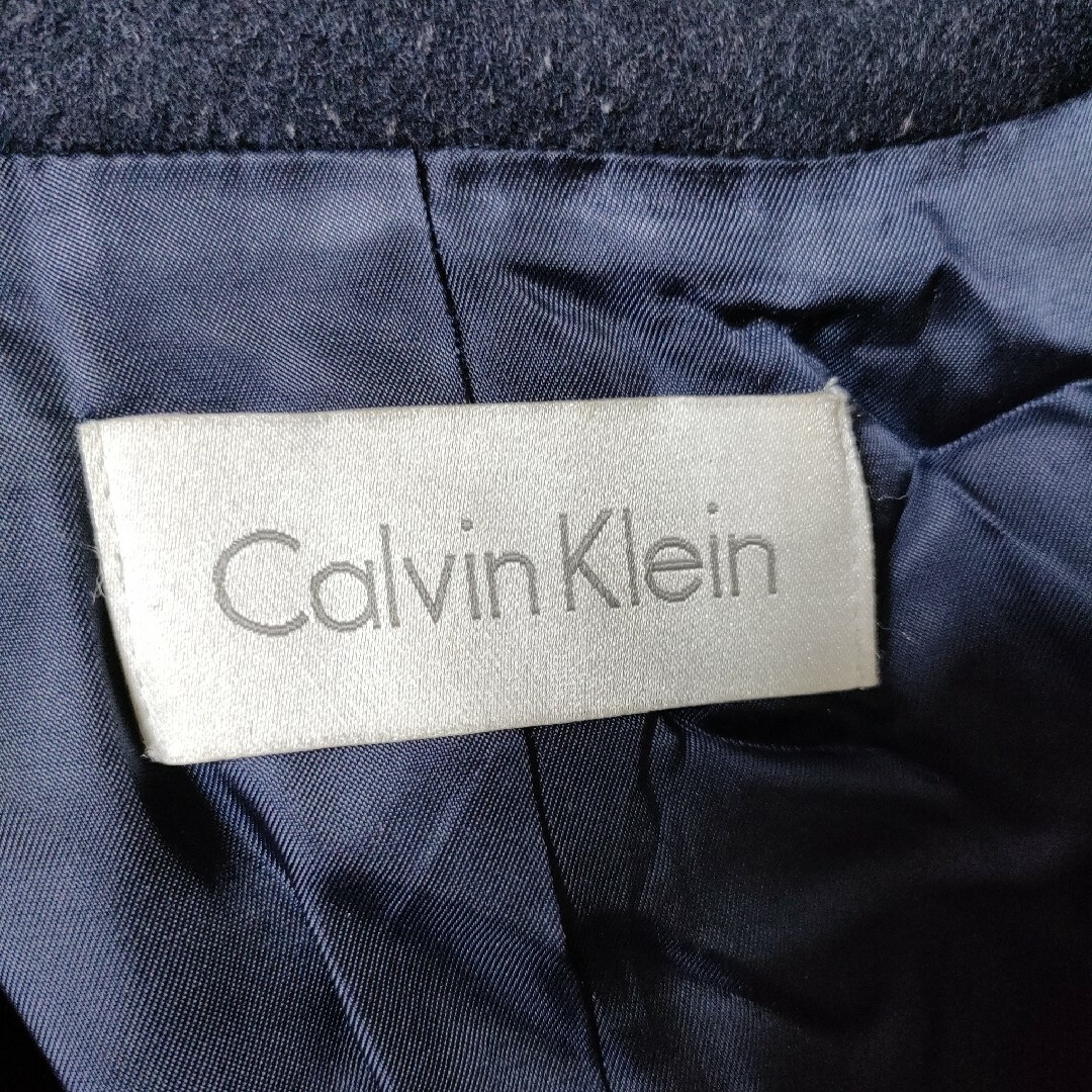 Calvin Klein(カルバンクライン)のCalvin Klein　カルバンクライン　カシミヤ入り チェスターコート レディースのジャケット/アウター(チェスターコート)の商品写真