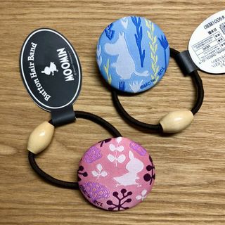 MOOMIN　ムーミンカフェ＆ショップ限定　くるみボタンヘアゴム　２柄セット(その他)