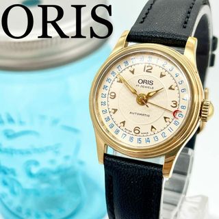 オリス ORIS 7658 レクタンギュラー ムーンフェイズ 自動巻き メンズ 良品 _759212