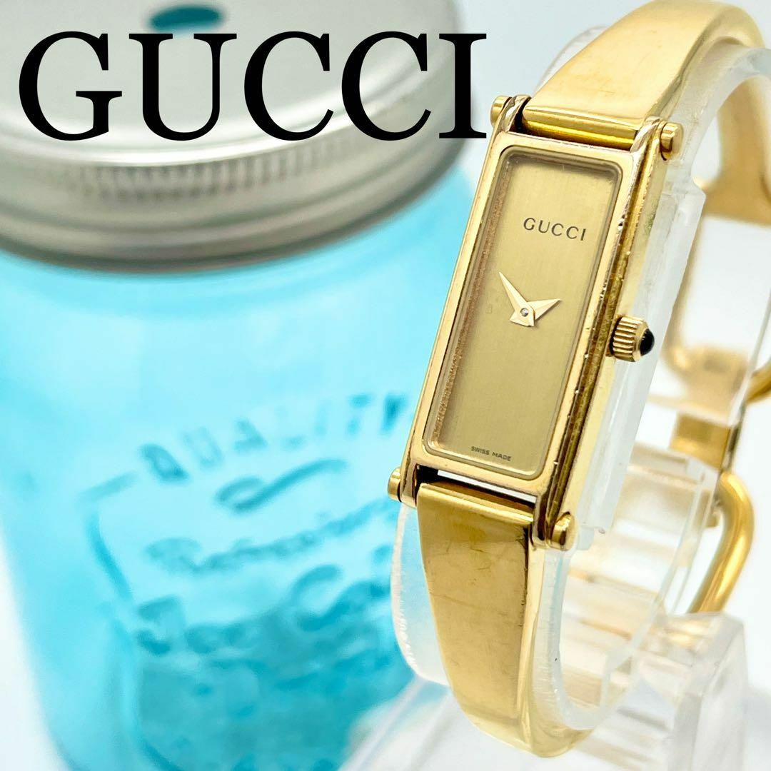 274 GUCCI グッチ時計 レディース腕時計 バングル ゴールド ブレス | フリマアプリ ラクマ