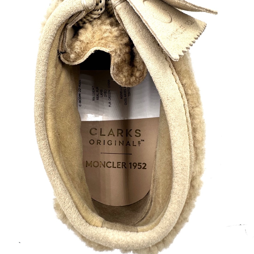 ブーツ27.5cm Moncler Clarks モンクレール クラークス ワラビー