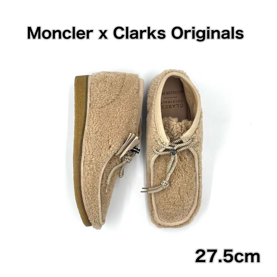 ブーツ27.5cm Moncler Clarks モンクレール クラークス ワラビー