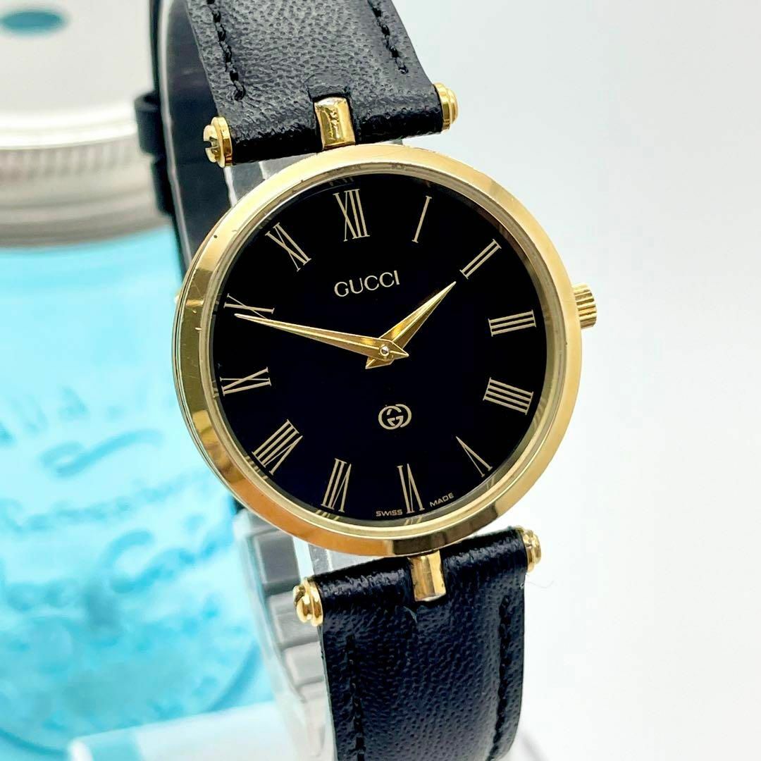 Gucci - 594【新品バンド】GUCCI グッチ時計 メンズ腕時計 サイド