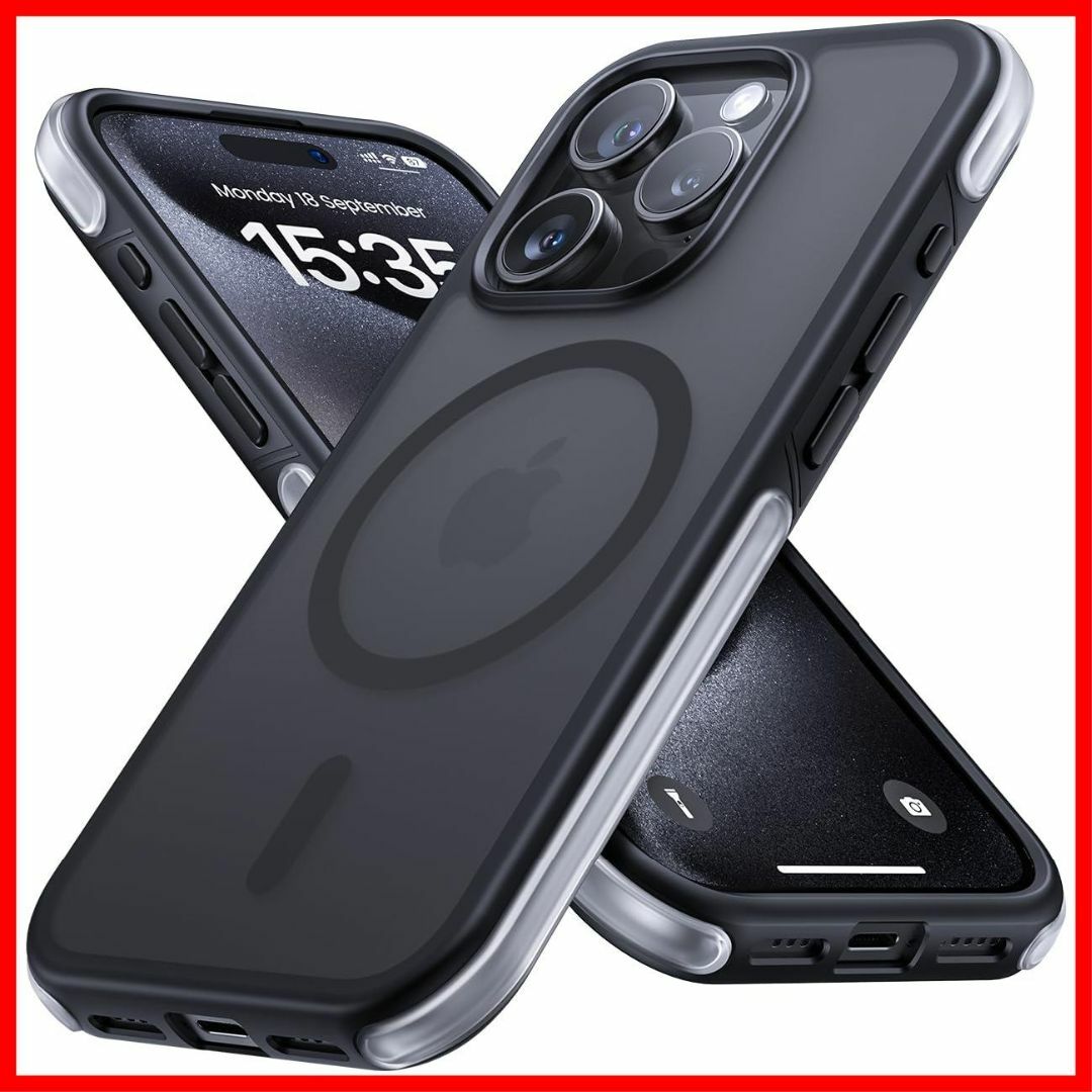 【新着商品】【超強エアバッグ保護】 Lamicall iPhone 15 Pro