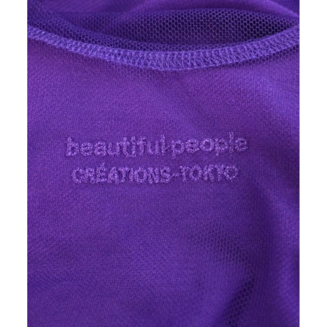 beautiful people(ビューティフルピープル)のbeautiful people タンクトップ 34(XS位) 紫 【古着】【中古】 レディースのトップス(タンクトップ)の商品写真