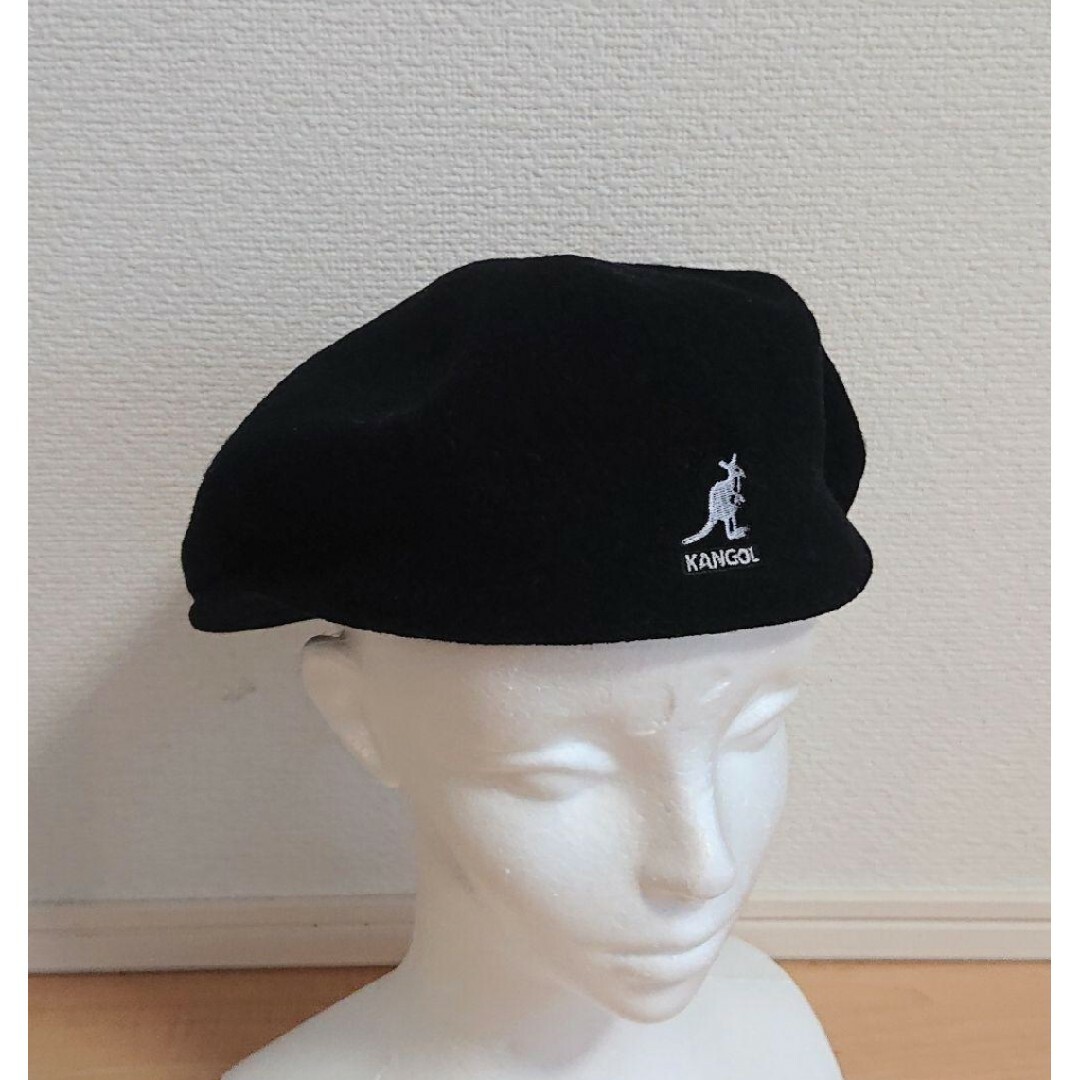 KANGOL(カンゴール)のM 新品 KANGOL WOOL 504 0258BC ハンチングキャップ 黒 メンズの帽子(ハンチング/ベレー帽)の商品写真