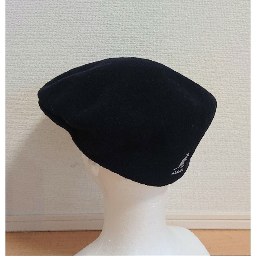 KANGOL(カンゴール)のM 新品 KANGOL WOOL 504 0258BC ハンチングキャップ 黒 メンズの帽子(ハンチング/ベレー帽)の商品写真