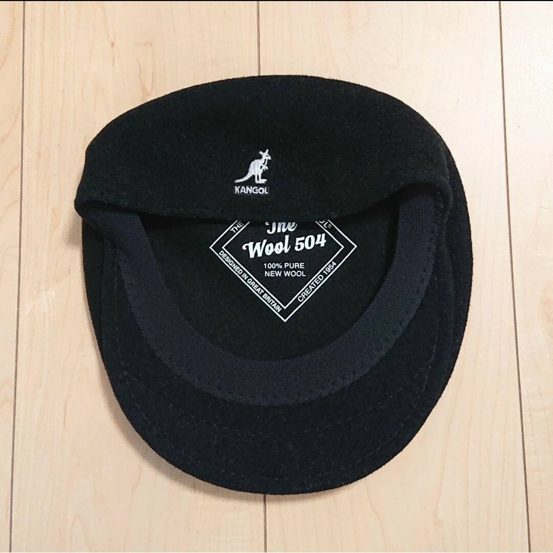 M 新品 KANGOL WOOL 504 0258BC ハンチングキャップ