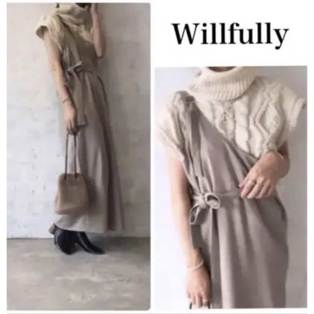 willfully アシメントリーショルダーカットコーデュロイ