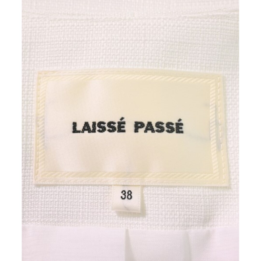 LAISSE PASSE ノーカラージャケット 38(M位) アイボリー 2
