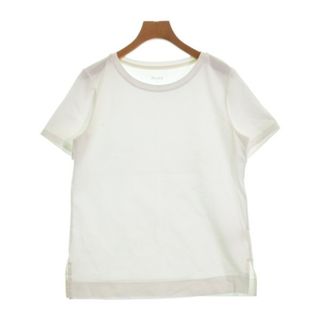 プラステ(PLST)のPLST プラステ Tシャツ・カットソー L 白 【古着】【中古】(カットソー(半袖/袖なし))