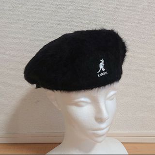 カンゴール(KANGOL)のM 新品 KANGOL Furgora Galaxy ファーハンチング 黒 白(ハンチング/ベレー帽)