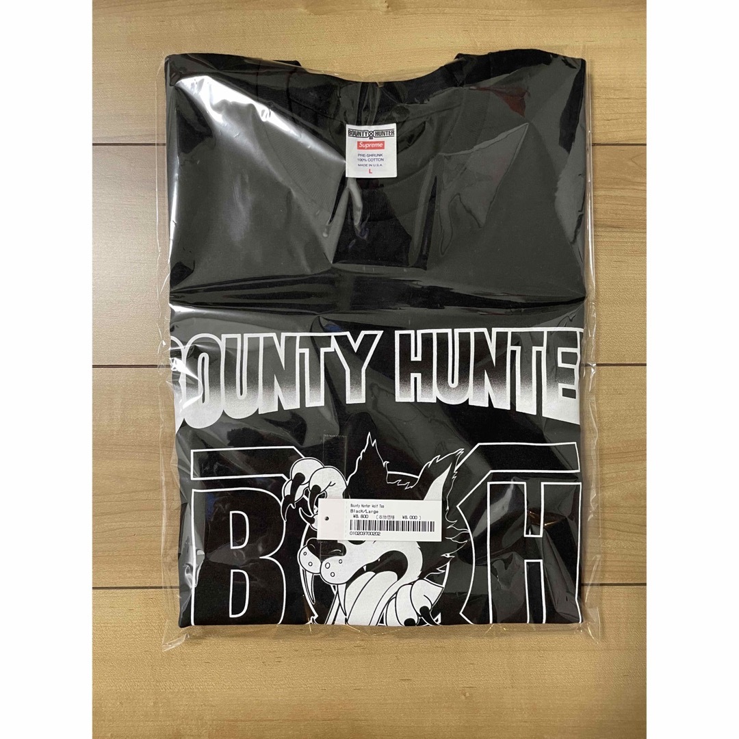 Supreme Bounty Hunter Wolf Tee Black L