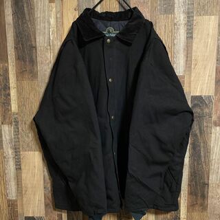 メンズ アウター ダックジャケット 3XL 黒 ブルゾン  長袖 アウター