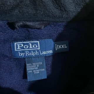 POLO RALPH LAUREN - ラルフローレン 紺 フリース ジャケット ブルゾン