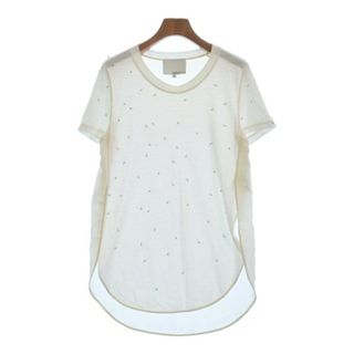 スリーワンフィリップリム(3.1 Phillip Lim)の3.1 Phillip Lim Tシャツ・カットソー 0(XS位) 白 【古着】【中古】(カットソー(半袖/袖なし))