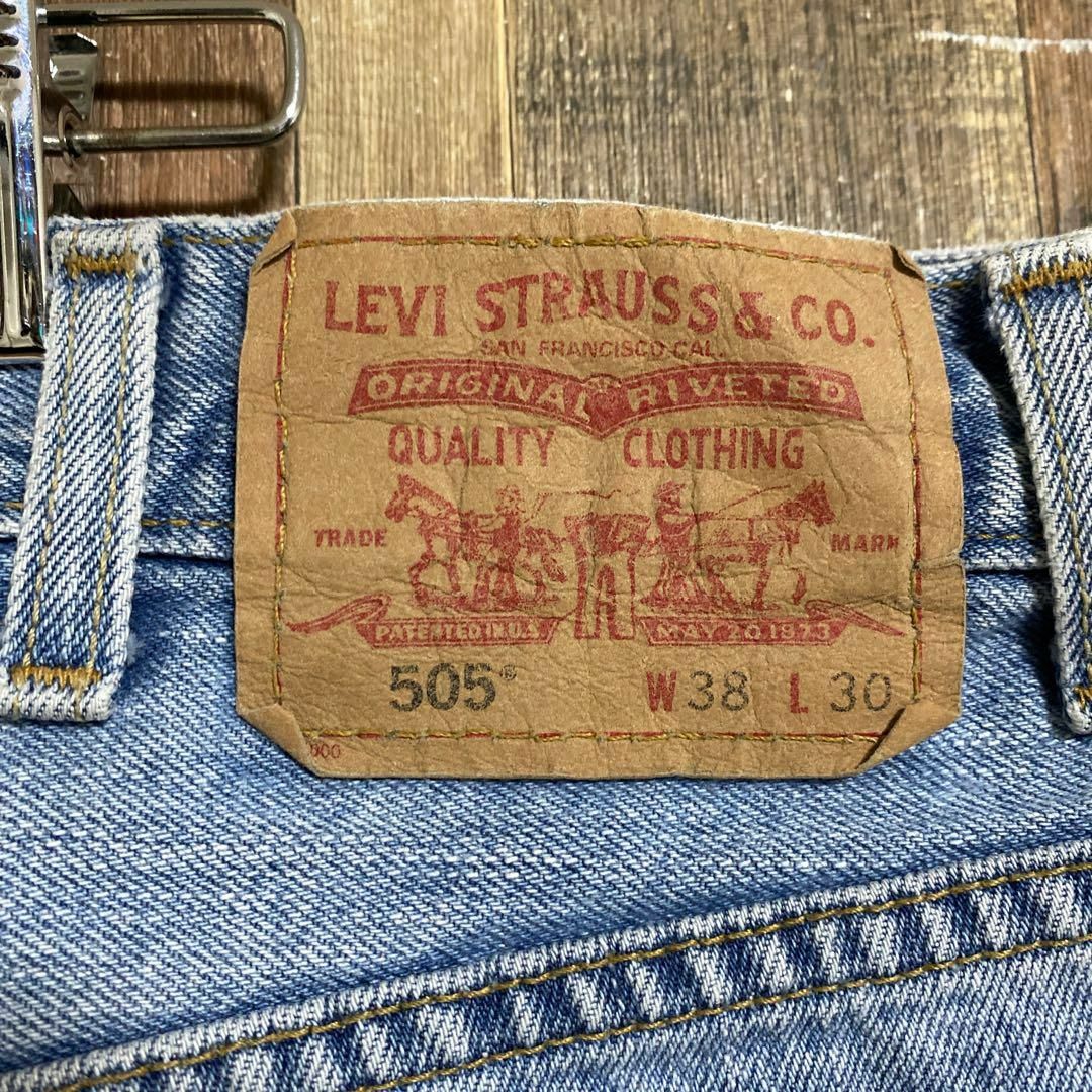 levis 505 メンズ 2XL ストレートデニム ブルーパンツ USA古着