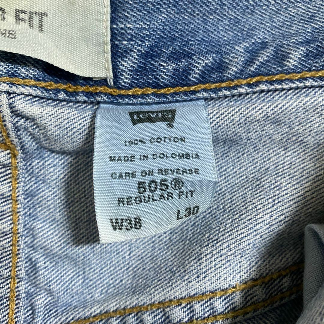 levis 505 メンズ 2XL ストレートデニム ブルーパンツ USA古着